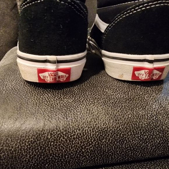 Vans black  size 4 high top - Picture 3 of 5